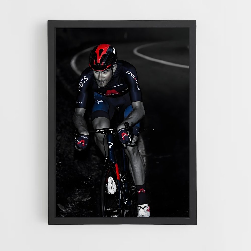 Poster Piste et Passion – affiche Cyclisme (vue 2)